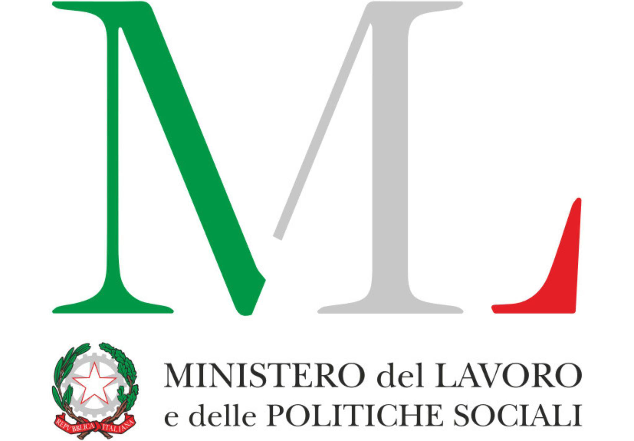 Logo Ministero del lavoro e delle politiche sociali