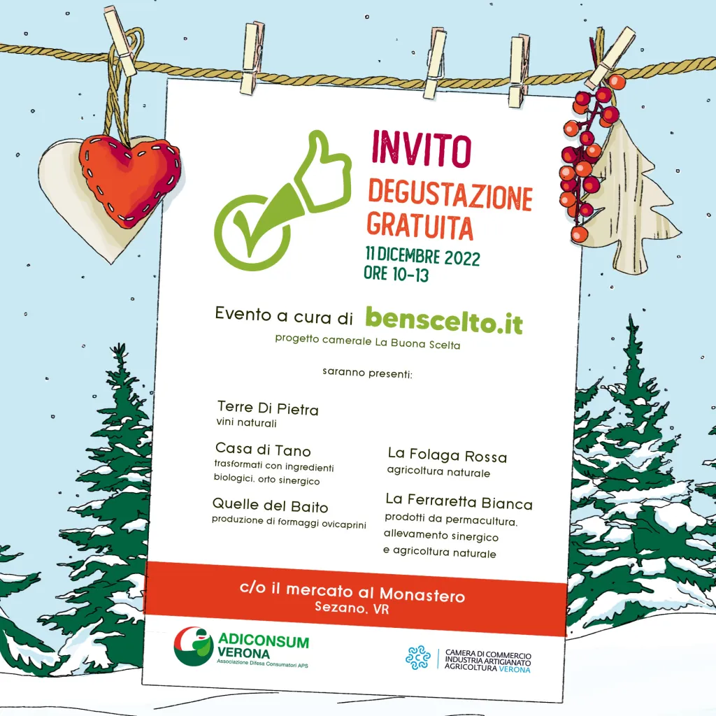 11 dicembre - evento - produttori locali, prodotti naturali